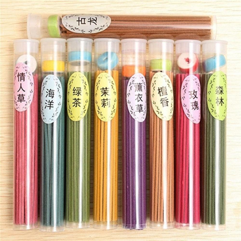 Home Fragrance Gift Box - 50 スティック香 13.2 センチメートルフレグランススパイス天然アロマ白檀芳香剤白檀ホーム祝福儀式祈り仏