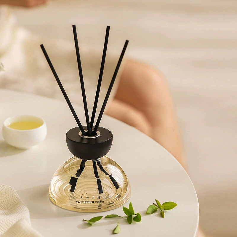 Home Fragrance Reed Diffuser - 200 ミリリットルリードディフューザーボトルエッセンシャルオイルクチナシジャスミンディフューザーセットホテルホームアロマセラピー芳香剤フレグランスオイル