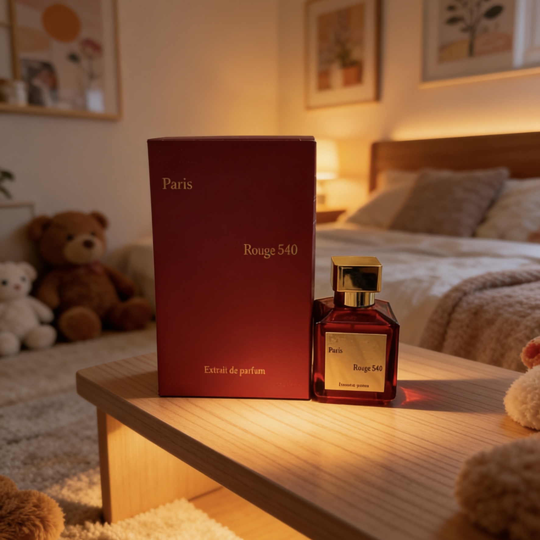 Home Fragrance Red Wine - バカラ540エッセンス香水は、豊かで魅力的なオリエンタルフローラルの香りです。 アンバー、シダー、ムスクは、まろやかで長持ちする香りを持ち、高級感と雰囲気のある赤色のボトルで、高級感と魅力的な雰囲気を醸し出します。