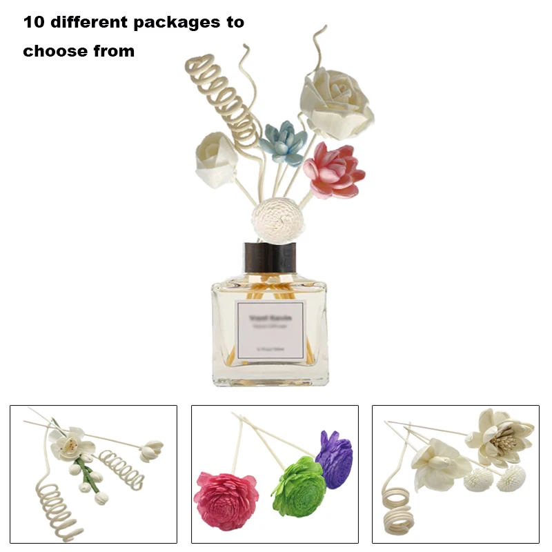Home Fragrance Aroma Set - 人工籐スティックセット,アロマディフューザー,コードレスフレグランス,エッセンシャルオイル,装飾品,家の装飾品