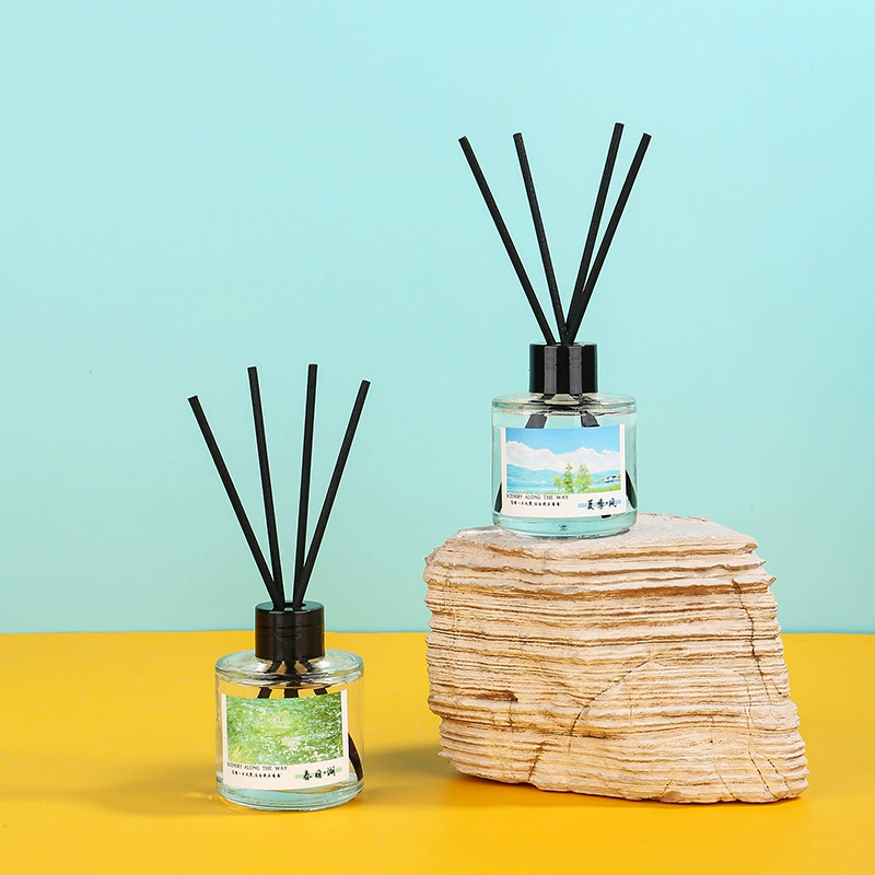 Home Fragrance Reed Diffuser - 50ml 古代中国風リードディフューザーオイル 4種類の香り シーズン限定 長持ちするアロマセラピーオイル オフィス/家庭用フレグランス