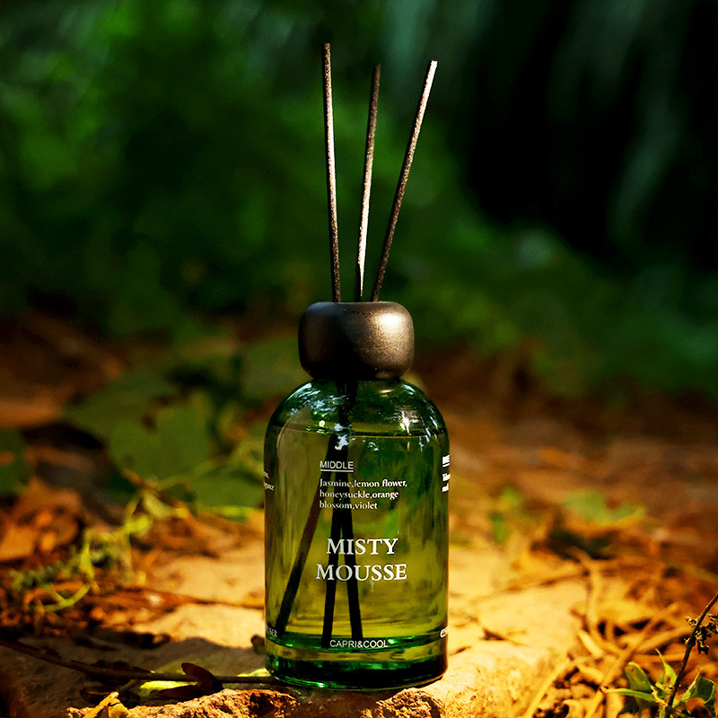 Home Fragrance Aroma Set - エッセンシャルオイルリードディフューザーギフトセット ホテル・家庭用 長続きする香り バスルーム消臭剤 室内デスクトップアロマエアフレッシュナー