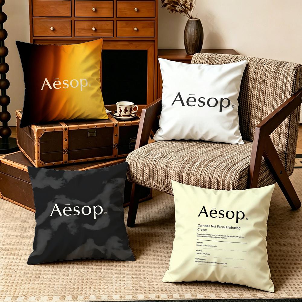 Home Fragrance Aesop - ブランドエソップフレグランス クッションカバー ソフトベルベットクッションカバーセット 4個入り 50x50 45x45
