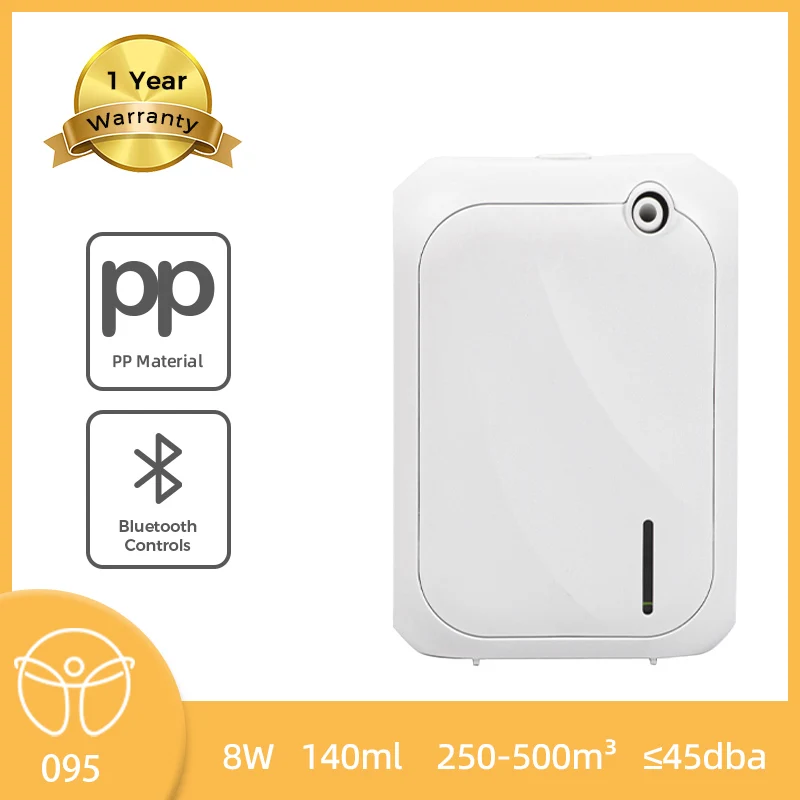Home Fragrance Electric Diffuser - Namste-家庭用電気香りディフューザー,500m ³, Bluetooth壁掛け香水,芳香剤,容量140ml