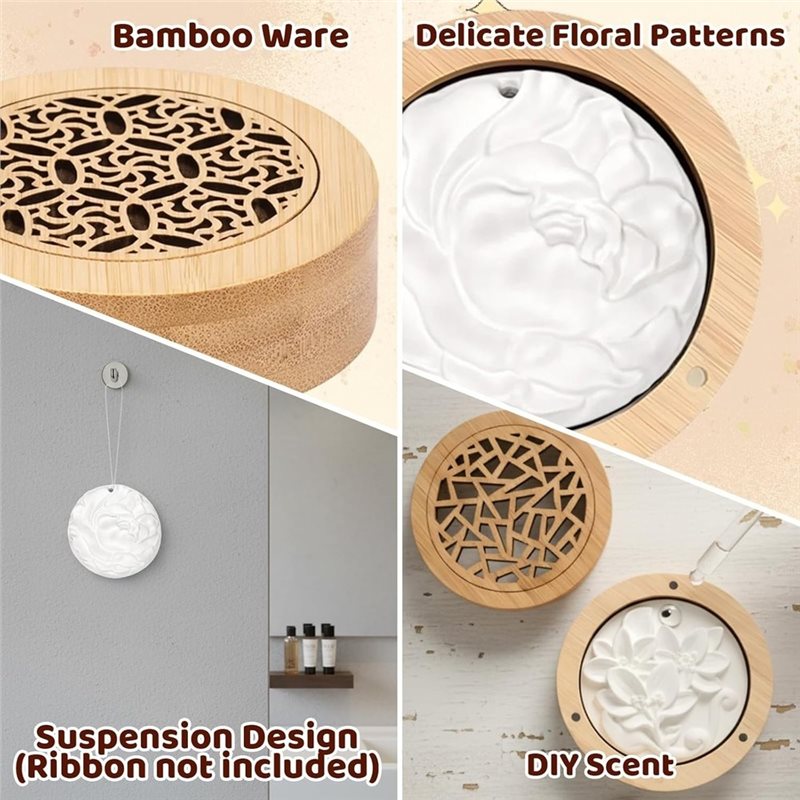 AT28-4個入りアロマボックスセット、パッシブディフューザ - Home Fragrance Aroma Set のレビューと価格