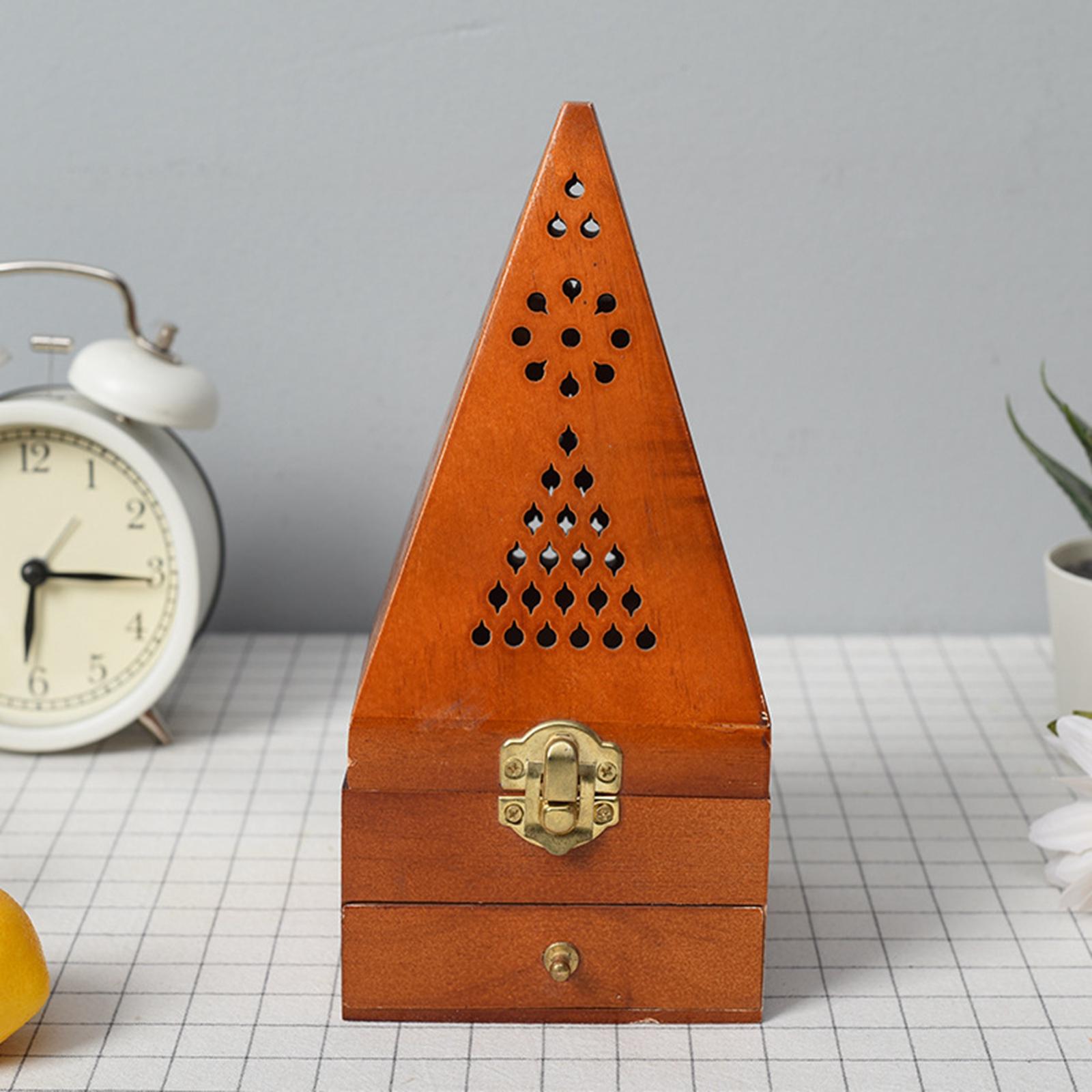 木製のお香立て 手作り 灰受け 木箱 新築祝いギフト 素朴な - Home Fragrance Gift Box のレビューと価格