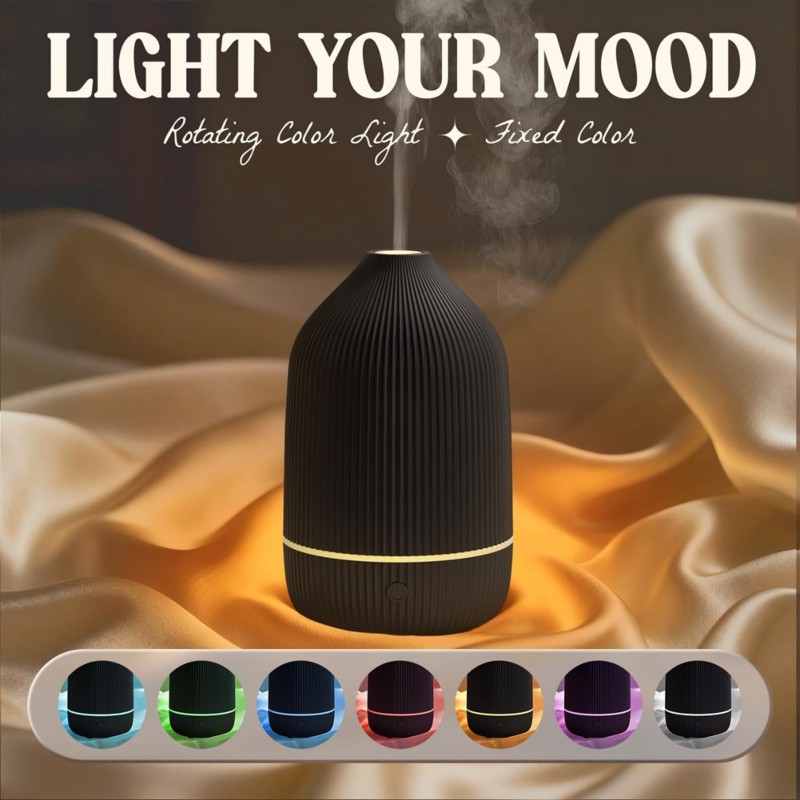 家庭用100mlアロマディフューザー、ミニ超音波式エッセンシ - Home Fragrance Best のレビューと価格