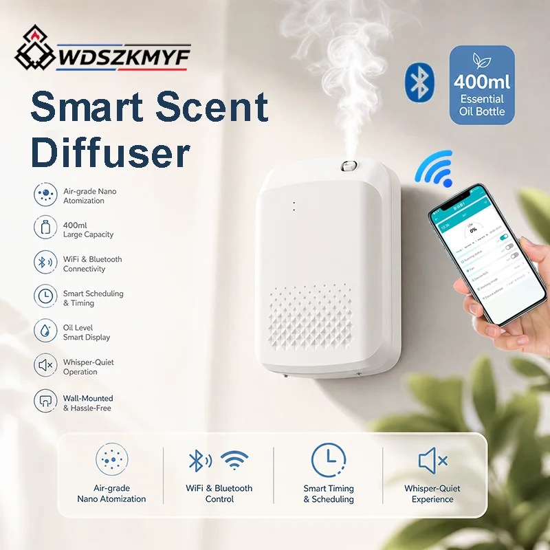電動エッセンシャルオイルアロマディフューザー 壁掛け式芳香器 - Home Fragrance Electric Diffuser のレビューと価格