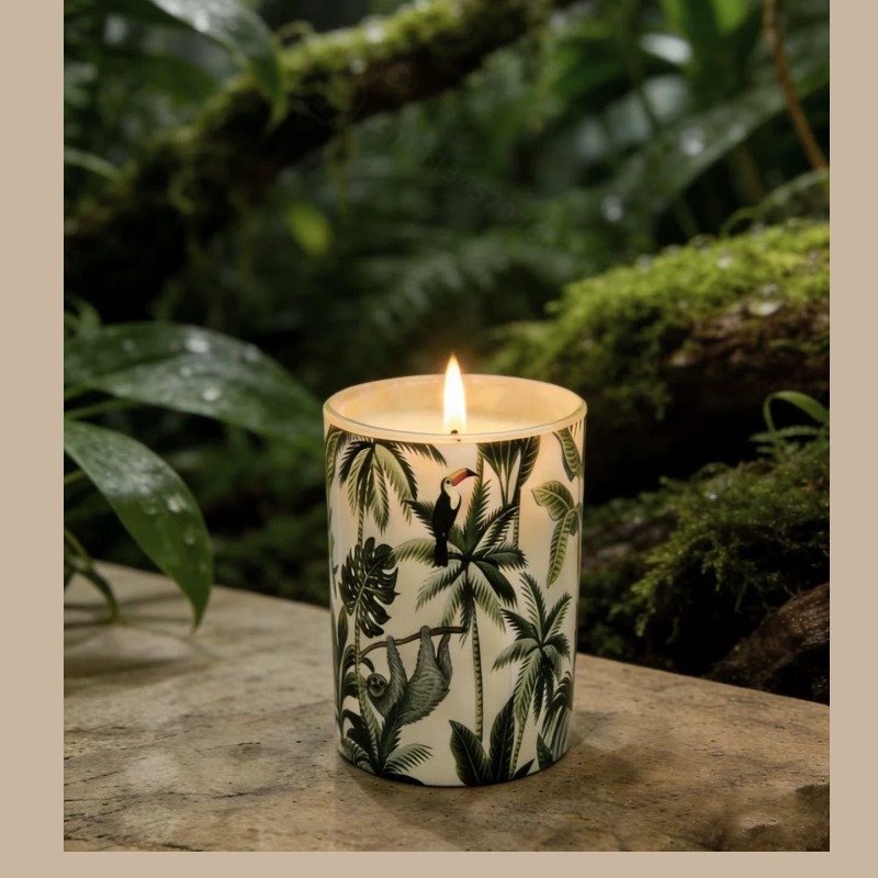 ガラス瓶入りソイワックス香り付きキャンドル 無煙アロマ ホー - Home Fragrance Gift Box のレビューと価格