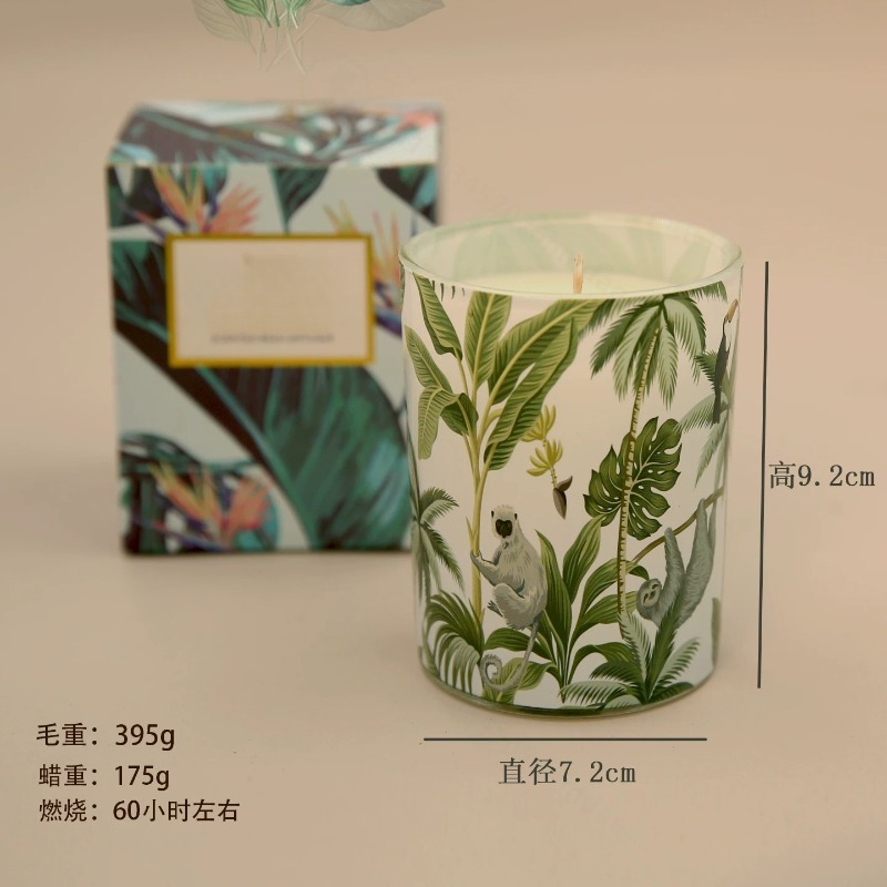 ガラス瓶入りソイワックス香り付きキャンドル 無煙アロマ ホー - Home Fragrance Gift Box のレビューと価格