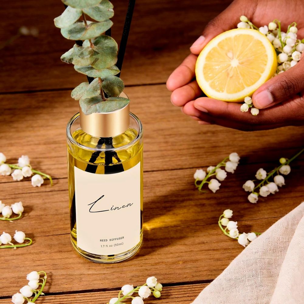 ユーカリ、リネン、オーシャンの香りのオイルディフューザー3個 - Home Fragrance Eucalyptus のレビューと価格
