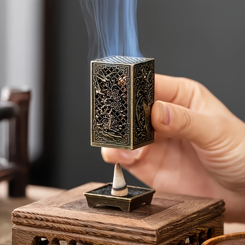 2ピース中国伝統香炉セット - 梅の花、蘭、菊の模様が施され - Home Fragrance Aroma Set のレビューと価格