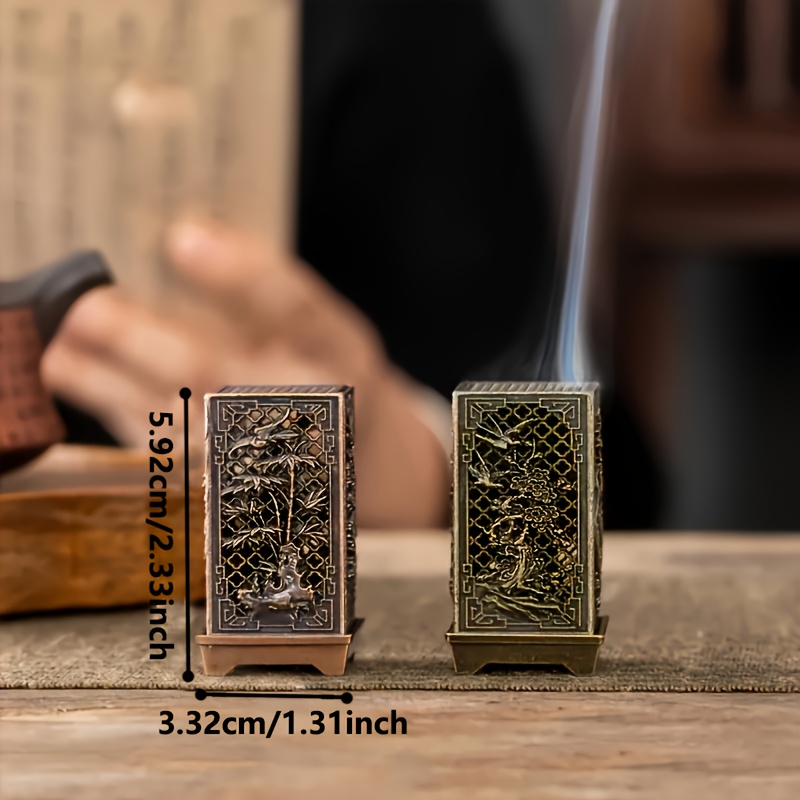2ピース中国伝統香炉セット - 梅の花、蘭、菊の模様が施され - Home Fragrance Aroma Set のレビューと価格