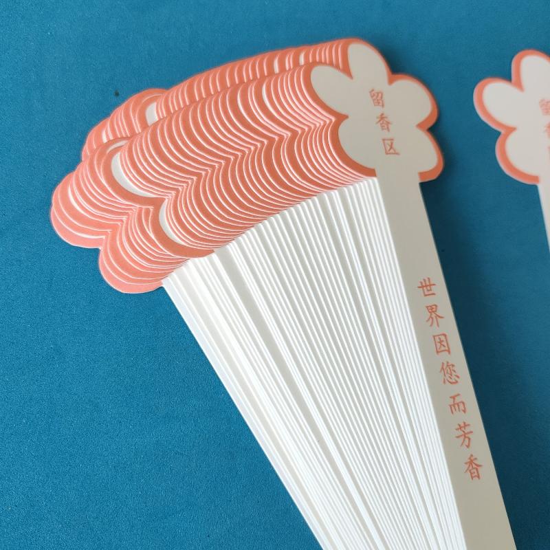 10 枚の花の形をした香水テストストリップ、空白の書き込みエ - Home Fragrance Perfume のレビューと価格