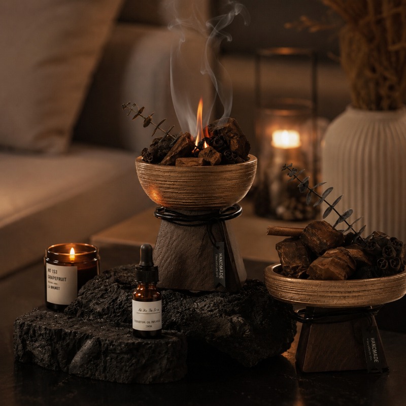 火を使わないアロマディフューザー フレグランスストーン エッ - Home Fragrance Aroma Set のレビューと価格