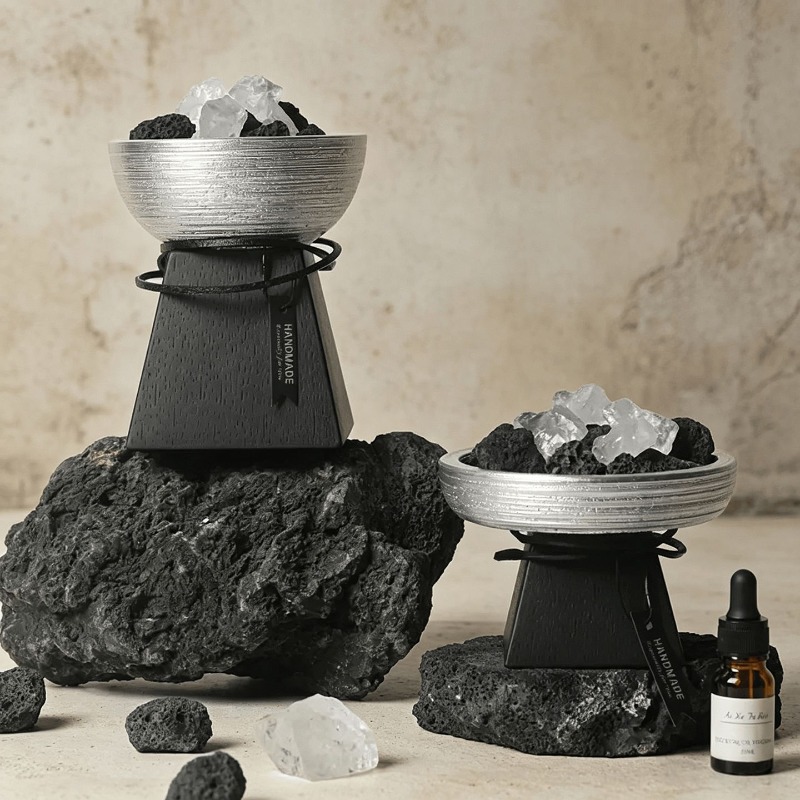 火を使わないアロマディフューザー フレグランスストーン エッ - Home Fragrance Aroma Set のレビューと価格