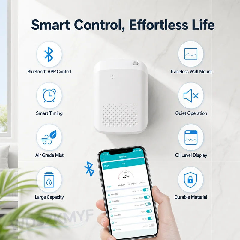 新しい家庭用壁掛けアロマディフューザー、電動エッセンシャルオ - Home Fragrance Electric Diffuser のレビューと価格