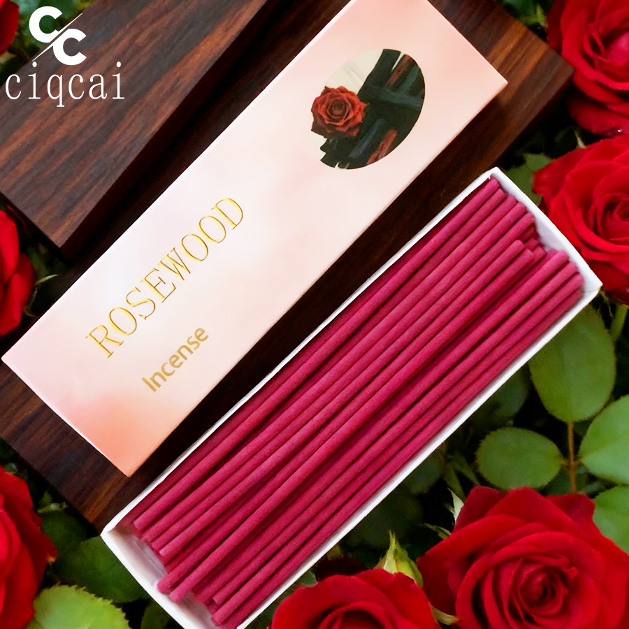 高品質の中国産沈香のお香、バラの香り、長さ12cmの天然香、 - Home Fragrance Gift Box のレビューと価格